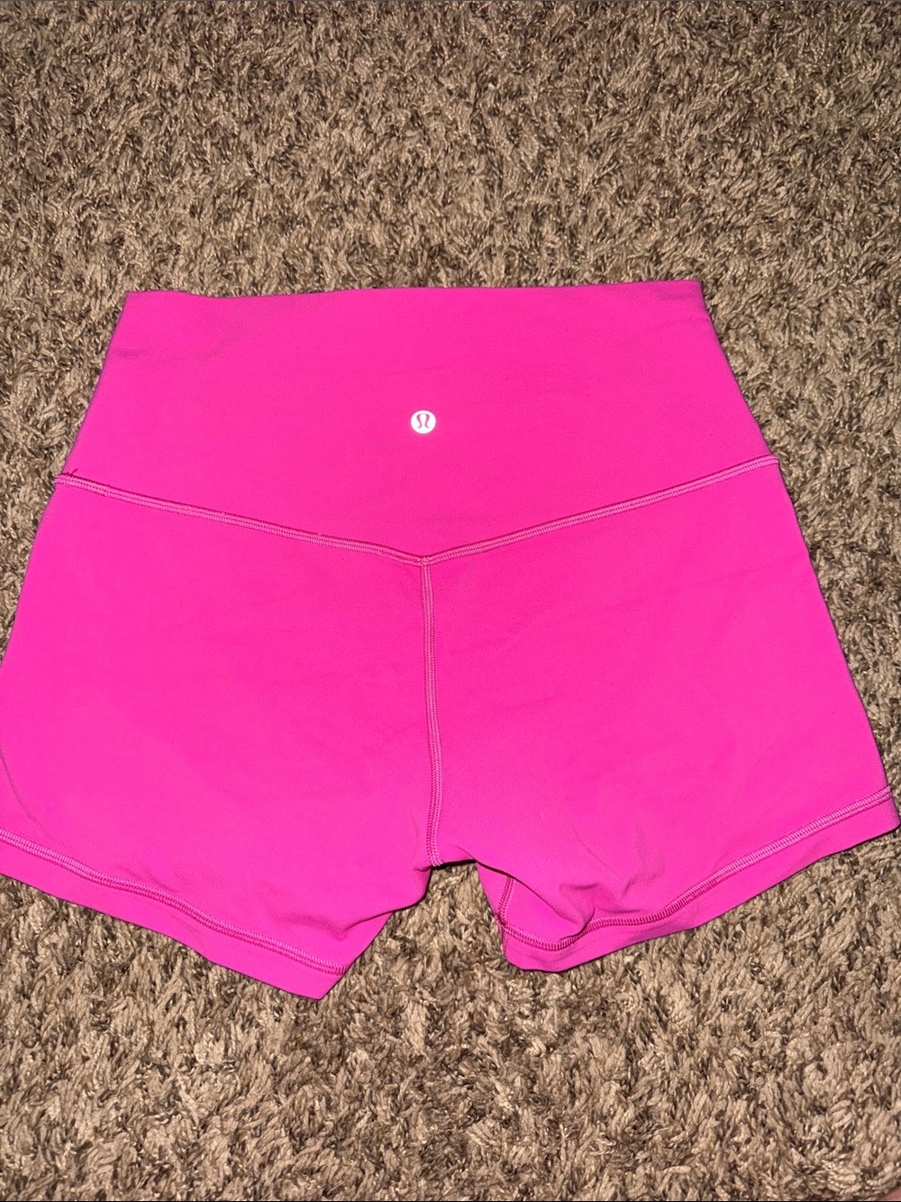 lululemon align athletica Bright Pink High-Rise Bike Shorts